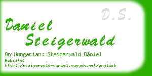 daniel steigerwald business card