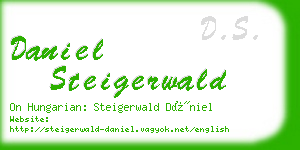 daniel steigerwald business card